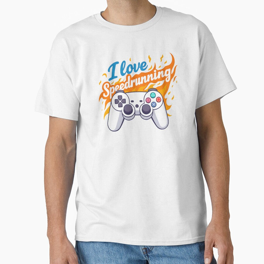 I Love Speedrunning Flame Gamer Controller Graphic by PHRASEandSTYLE