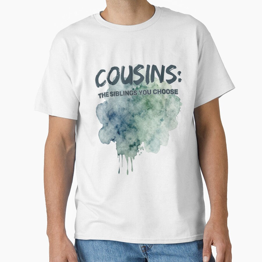 Cousins The Siblings You Choose Watercolor Splatter by ScriptedMoments