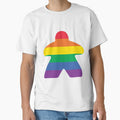Gay Pride Flag Meeple - Rainbow by BeamGeeks