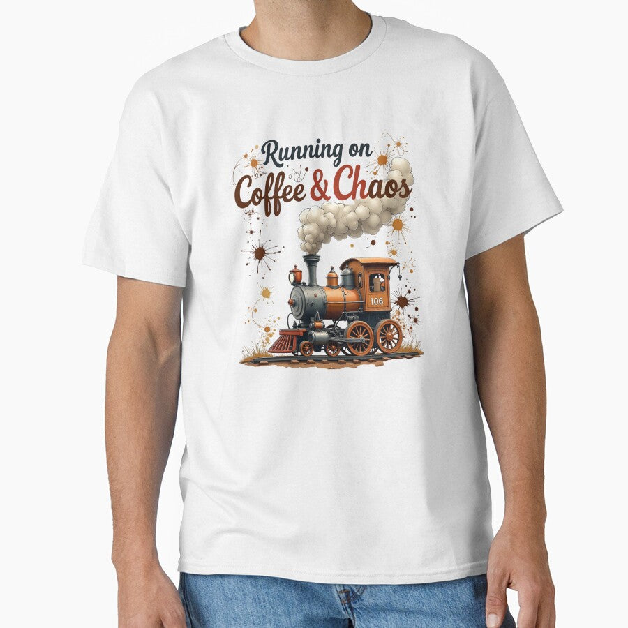 Running on Coffee & Chaos | Funny Quote by LR Vibe Studio