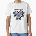 Broken but Blooming Stained Glass Heart by PettyPotion33