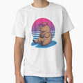 Vaporwave Capybara Cosmic Chill Retro 80s Neon Aesthetic Shutter Shades by StickyGuys