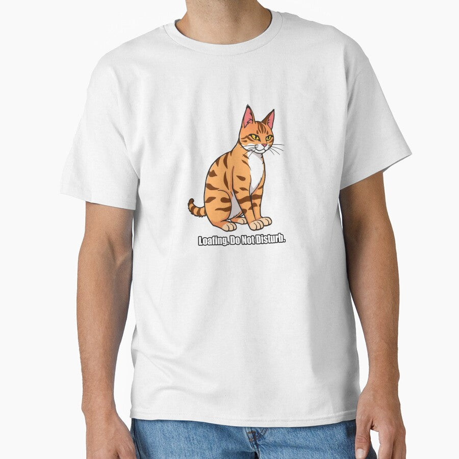 Tabby Cat - Loafing Do Not Disturb - Funny Cat Gift by pawdrops