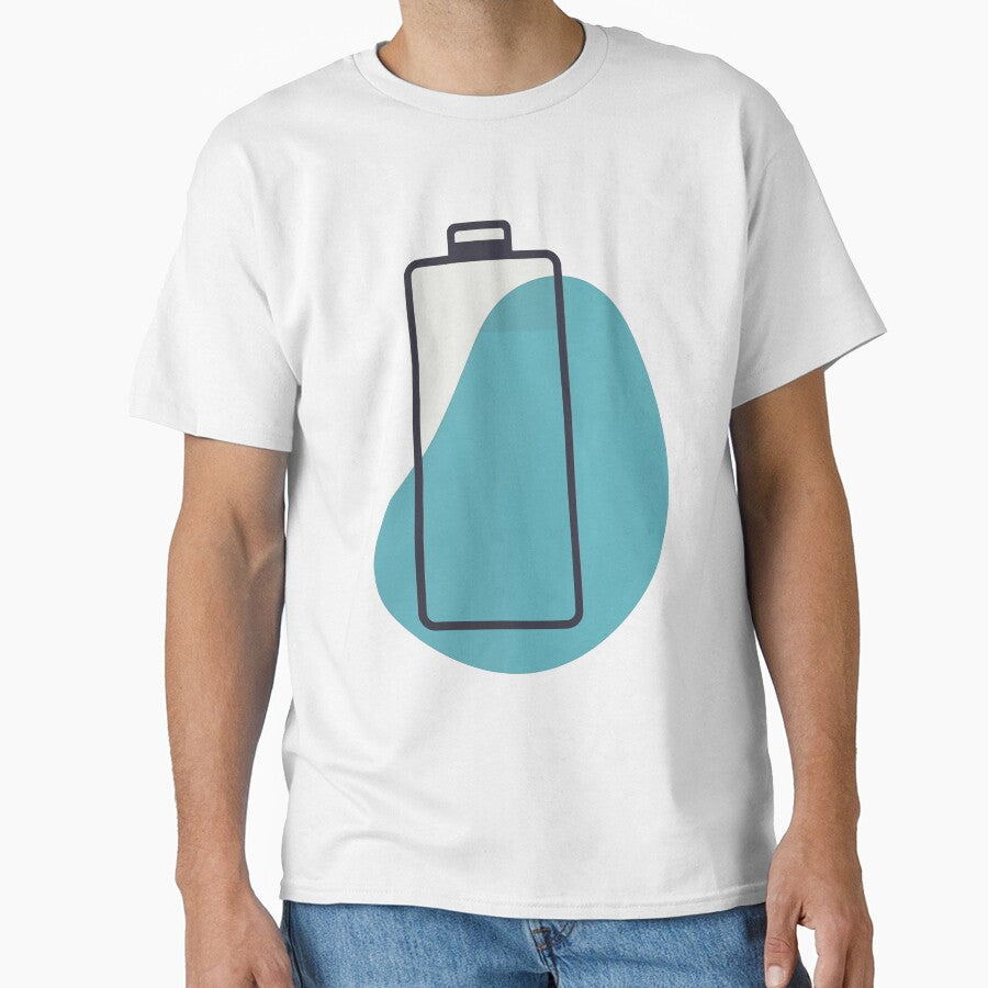 Social Battery Minimal Blue Energy Level Mood by FWLKIT