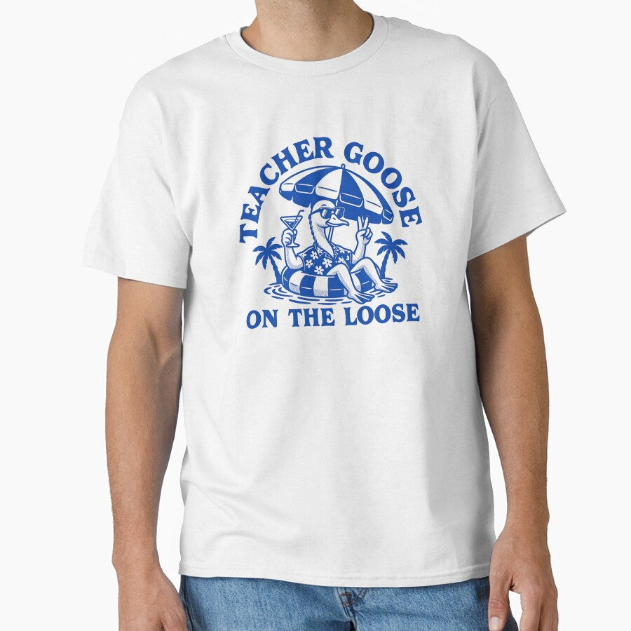 Teacher Goose On The Loose Funny Summer Vacation by Auchi_Verse