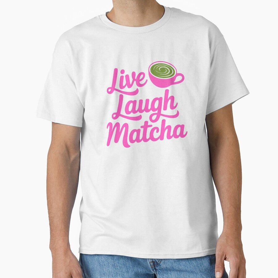 Live Laugh Matcha! Pink Matcha Girl by PMCreative
