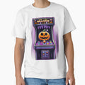Retro Halloween Arcade Machine with Pumpkin and Ghosts. by The-T-In-Retro