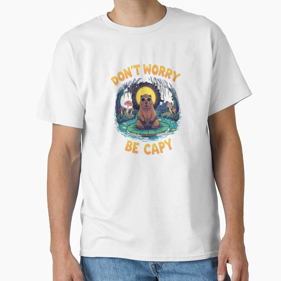 Zen Capybara Meditation - Don't Worry Be Capy by Originality Designs1