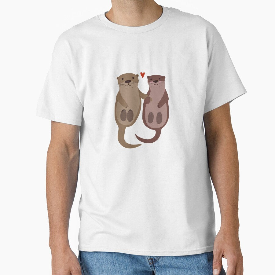 Otters holding hands by alexandra_belloc