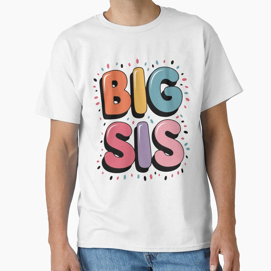 Promoted to Big Sister Retro Design for Sibling Reveal by BunBuntheDog-