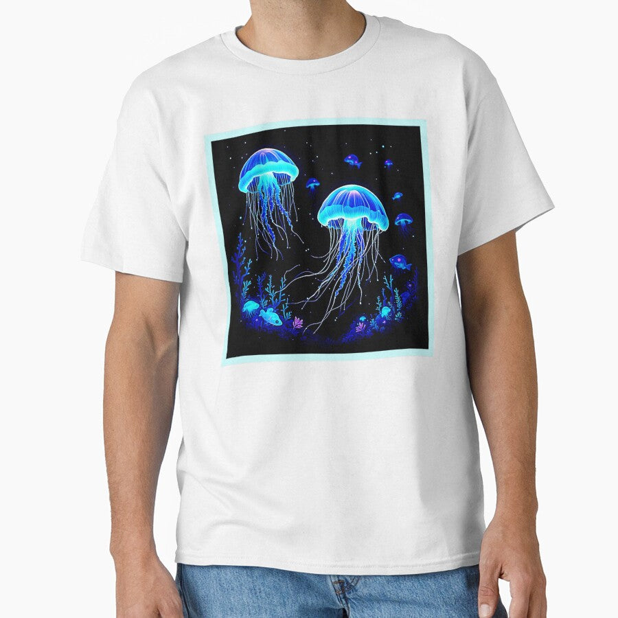 Bioluminescent Jellyfish Dream by Health And Fitness Posts e-Store