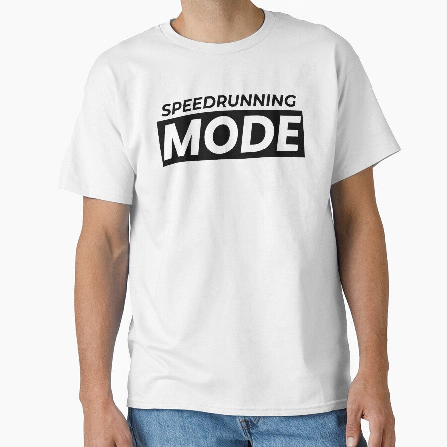 Speedrunning Mode – Bold High-Contrast Text Design by PHRASEandSTYLE