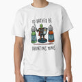 I'd rather be painting minis - On White by Elvish-Emporium