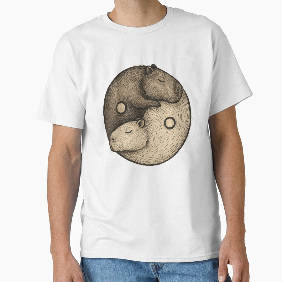 Yin Yang Capybaras – Balance in Chill by Capybarastore_77