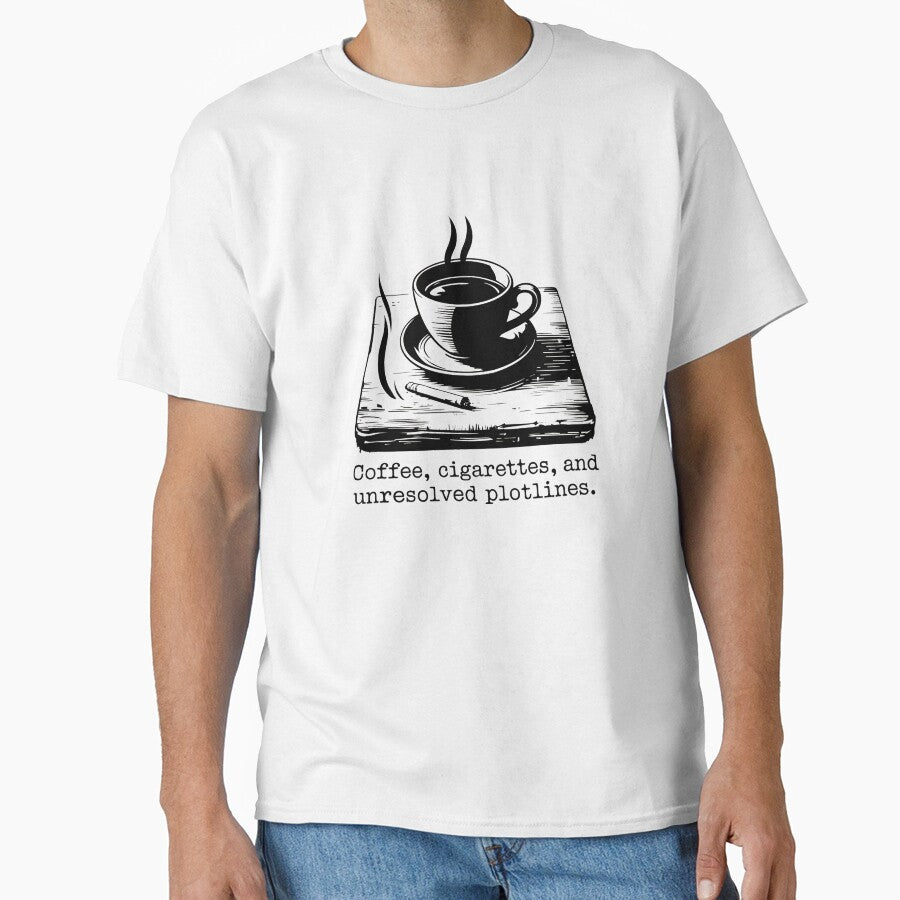 Coffee, cigarettes, and unresolved plotlines classic noir film by CogniCraft