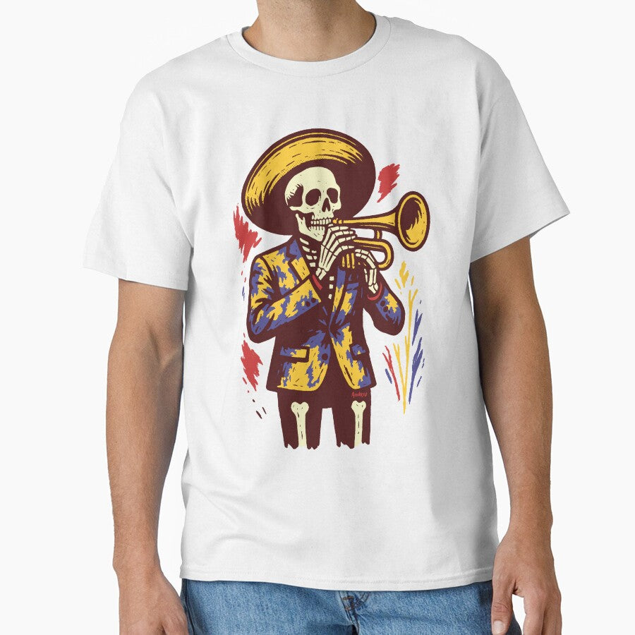 Skeleton Mariachi by andresMvalle