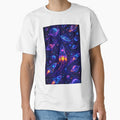 Neon Space Rocket Galaxy Wallpaper | Futuristic Cosmic Aesthetic Art by Expl0rer