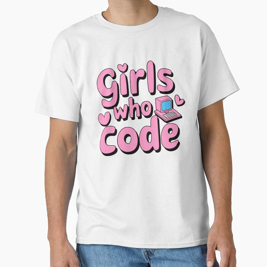 Girls Who Code! Pink Girlie by PMCreative