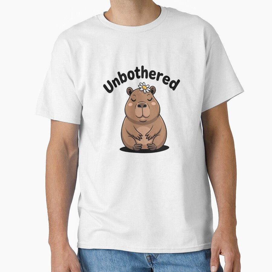 Unbothered Capybara - Funny Chill Animal Meme Art by Mr-wow