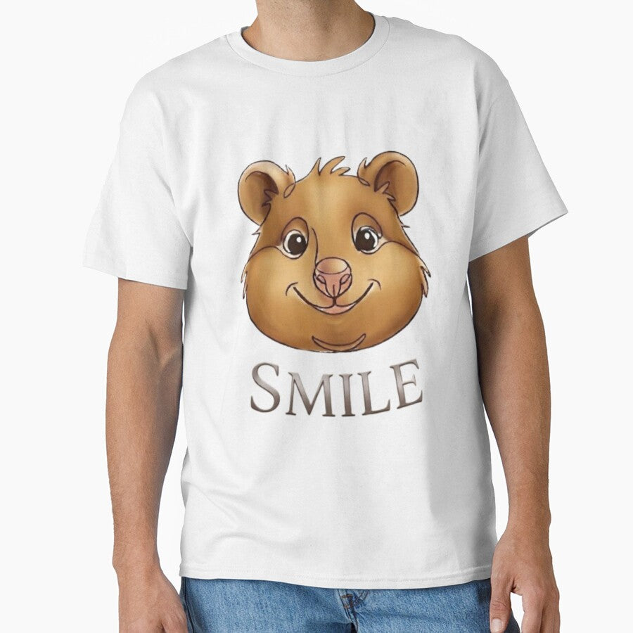 Cute Cartoon Quokka Smile | Happy Animal Sticker Art by Northern Glow Art