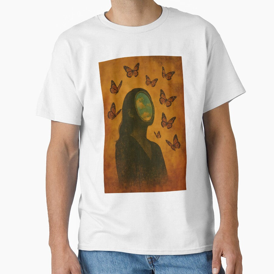 Butterfly Mind – Surreal Grunge Healing Artwork by Quiet Power Co.
