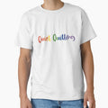 Trending Quiet Quitting Colorful Print Design by VieGalleryy