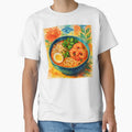 Watercolor Laksa Noodle Soup Illustration by EmeraldeaArt