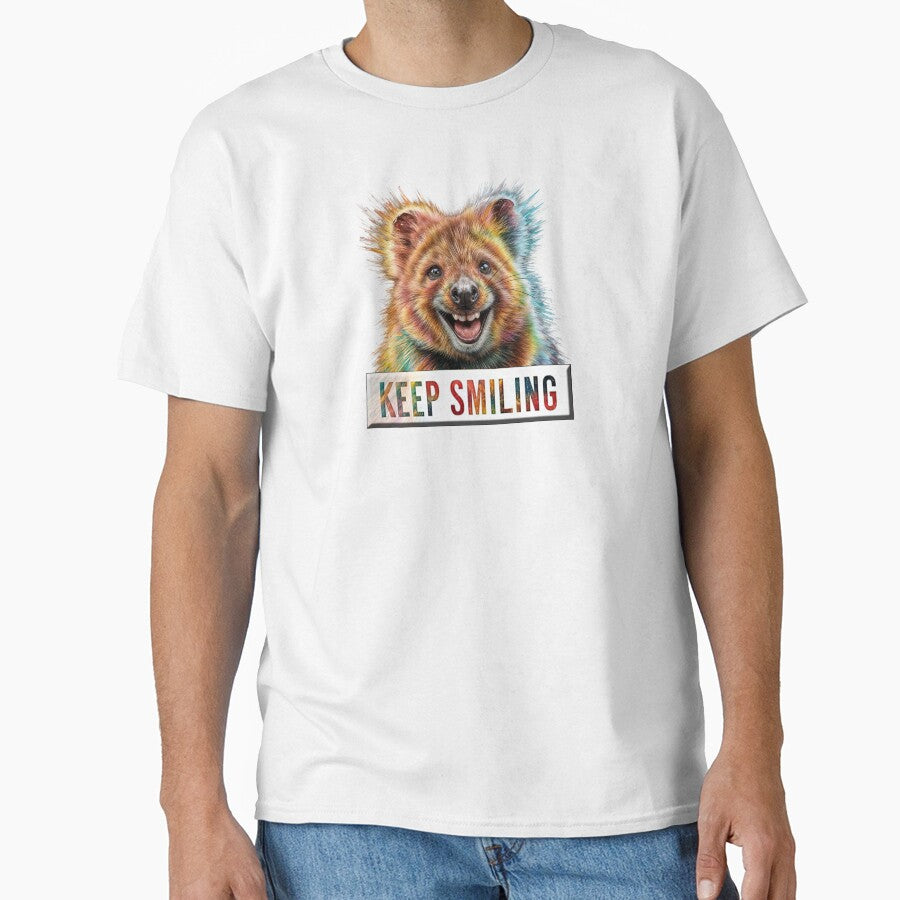 Rainbow Bliss: The Quokka's Smile by NickTaroDesign