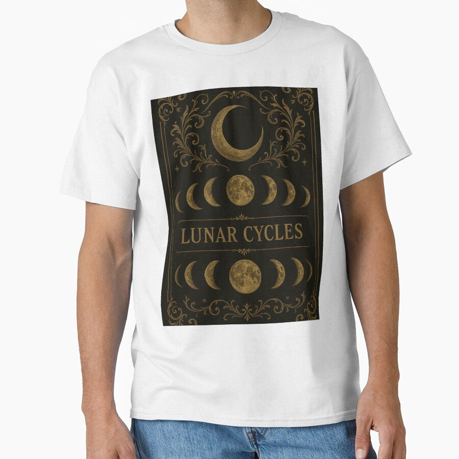 Lunar Cycles Moon Phases Vintage Art by freackly