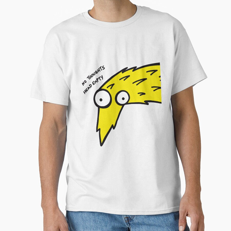 Worm on a String "No Thoughts, Head Empty" (Yellow) by pichosaur