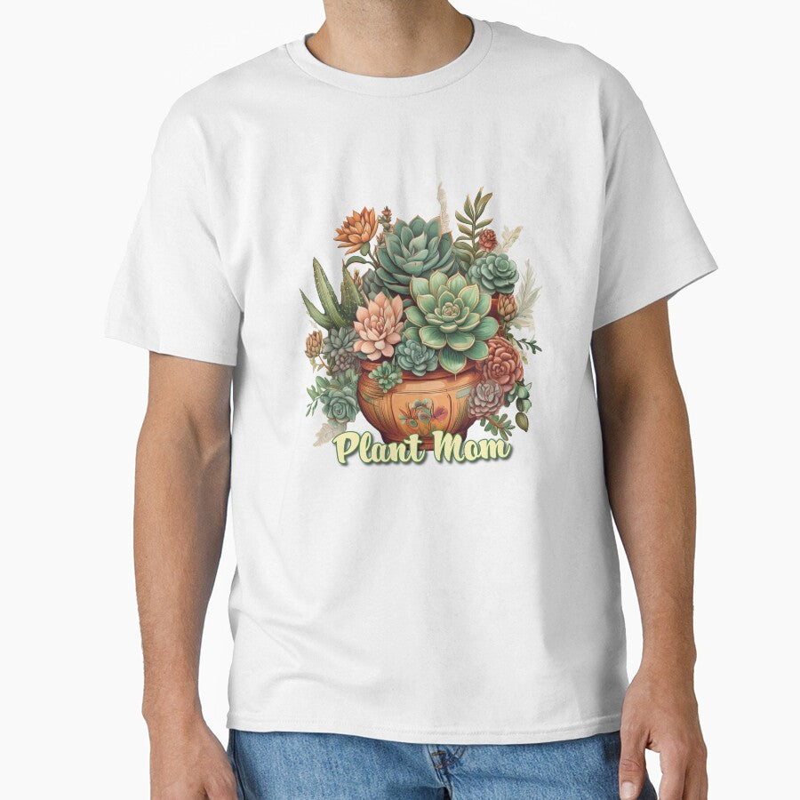 Succ It Up – Plant Mom First Mother’s Day Tee by JumWow