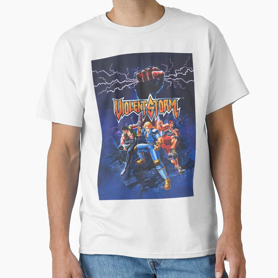 Violent Storm Arcade Game Retro Poster by Retr0Tshirts