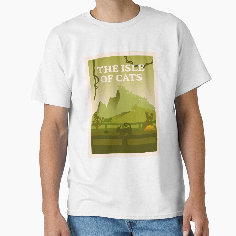 The Isle of Cats (Green) - Board Games - Minimalist Travel Poster Style - Board Game Art by MeepleDesign