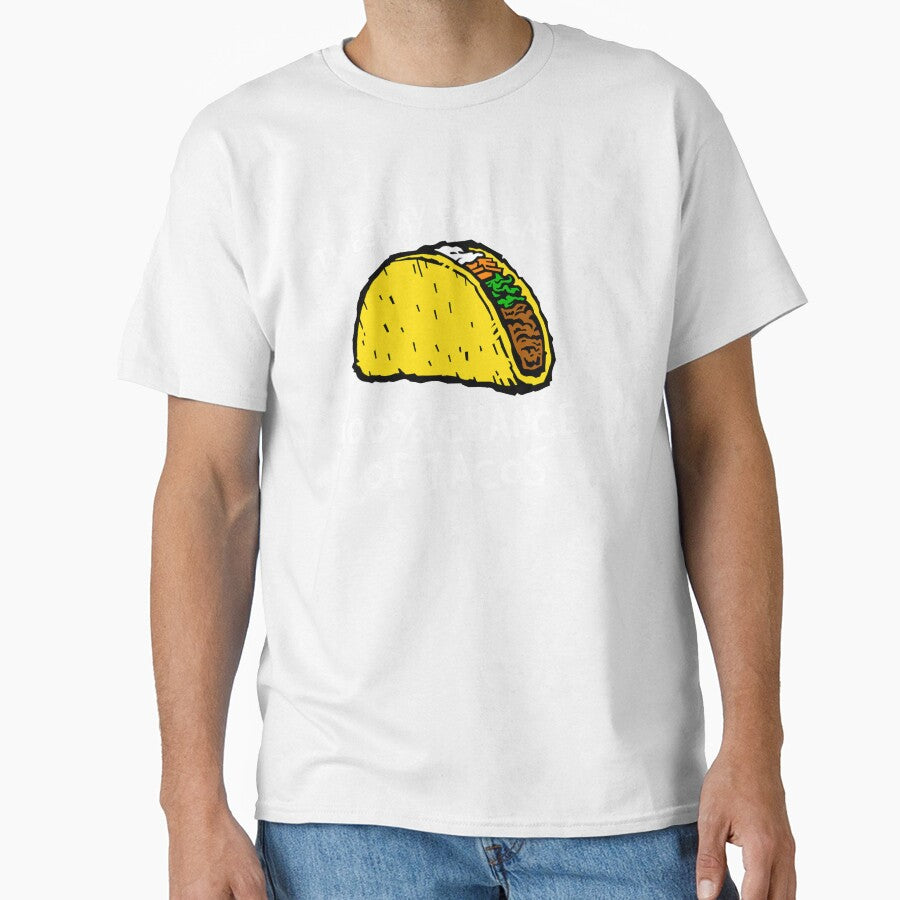 Taco Shirt, Tuesday Forecast 100% Chance of Tacos, Funny Taco Tuesday Shirt, Foodie Shirt, Food Shirt, Taco T-Shirt, Funny Taco Shirt by CatchUriDesigns