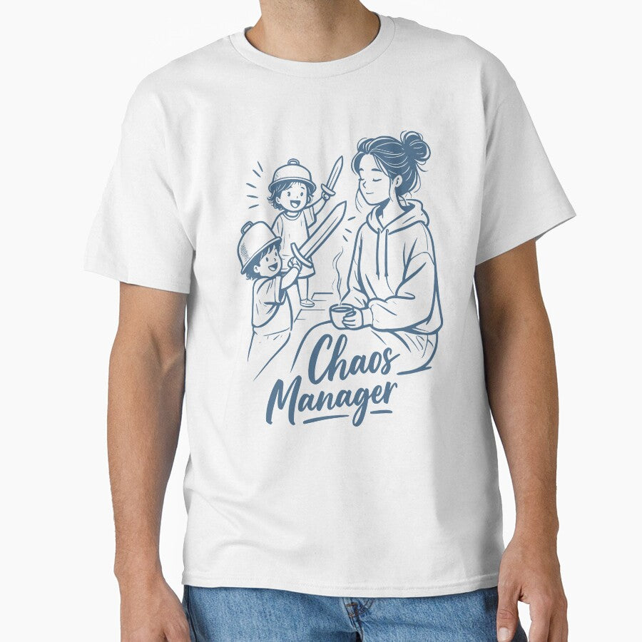 Funny Mom Chaos Manager Coffee Design by Dago345