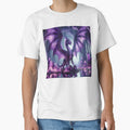 Crystal Amethyst Dragon - Guardian of Spiritual Power and Healing by Te-Ane