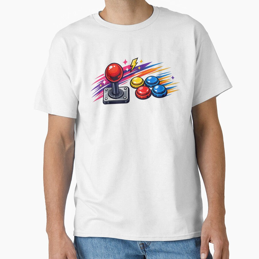 Retro Arcade Joystick 90s Gamer Nostalgia by athenaVart