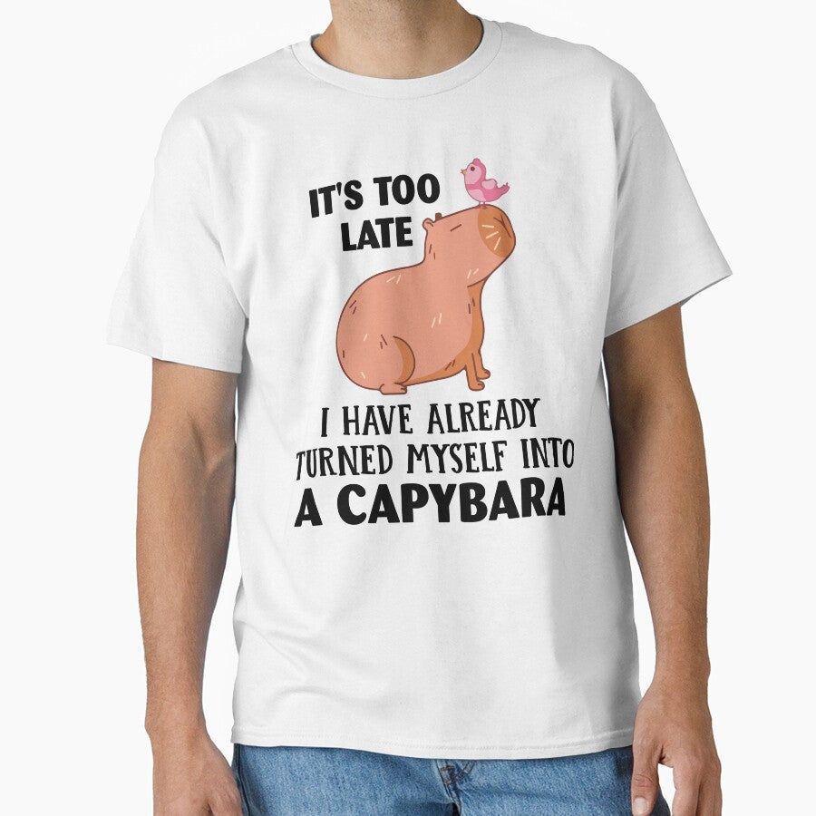 It’s Too Late – Chill Capybara Vibes Lazy Humor by tcvnguyen