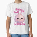 You Are a Glitter Dumpling – Pearl Pink Kawaii Squishy Design by EmeraldeaArt