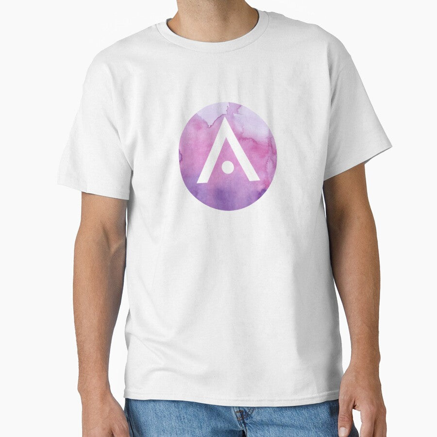 Pink and Purple Watercolor Aveda Logo by Dalaura