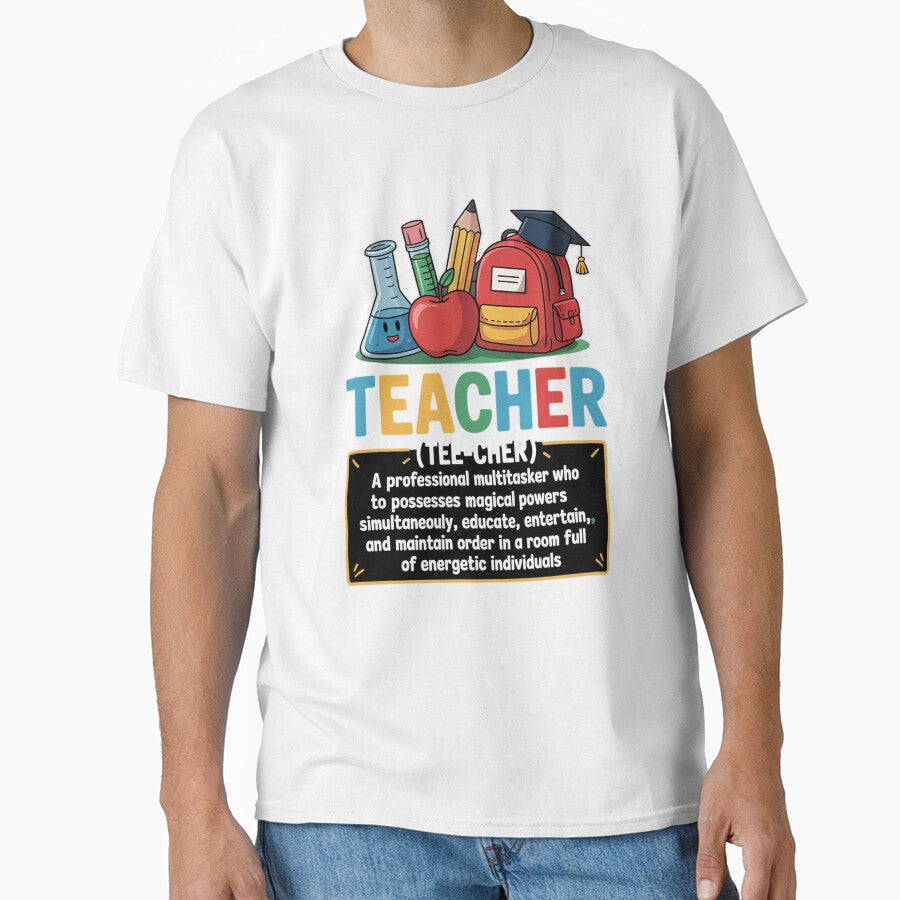 Teacher Definition - Funny Teaching School Teacher by InspiredFoul