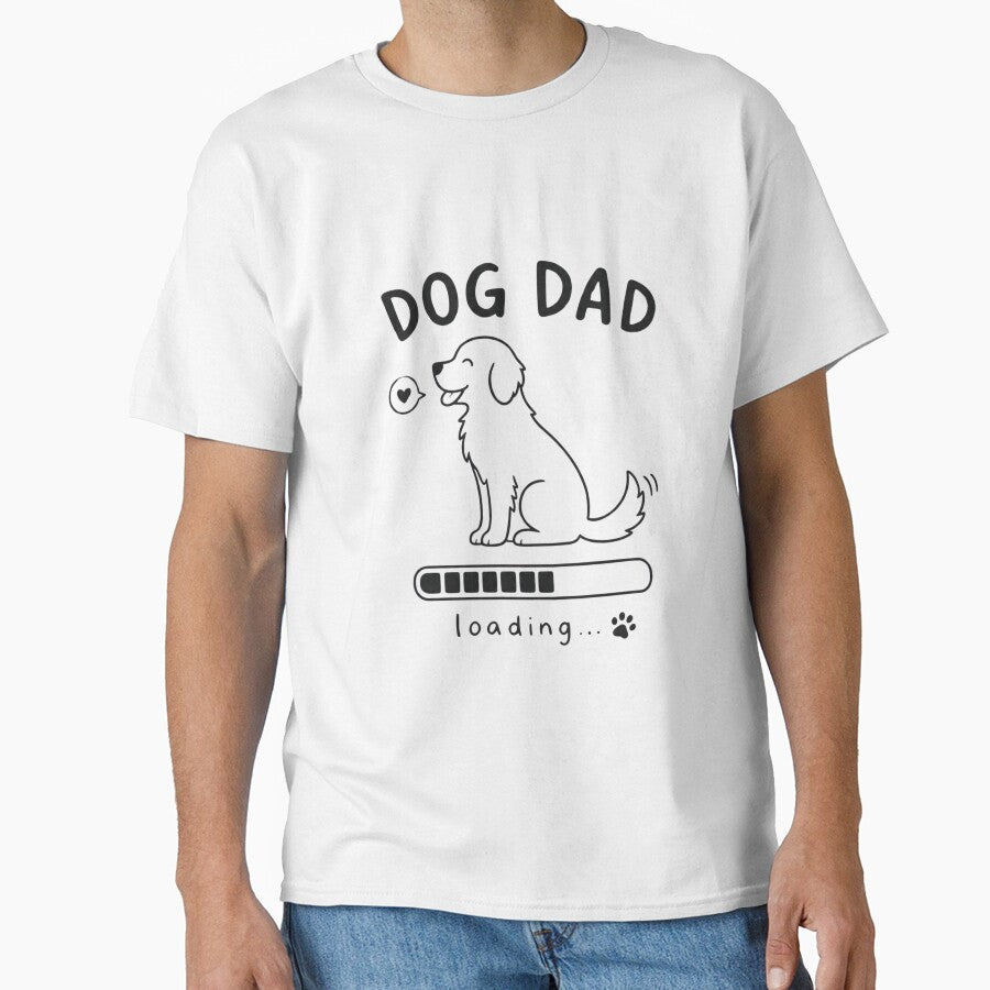**Dog Dad Vintage Golden Retriever Gift** by Ashley critters
