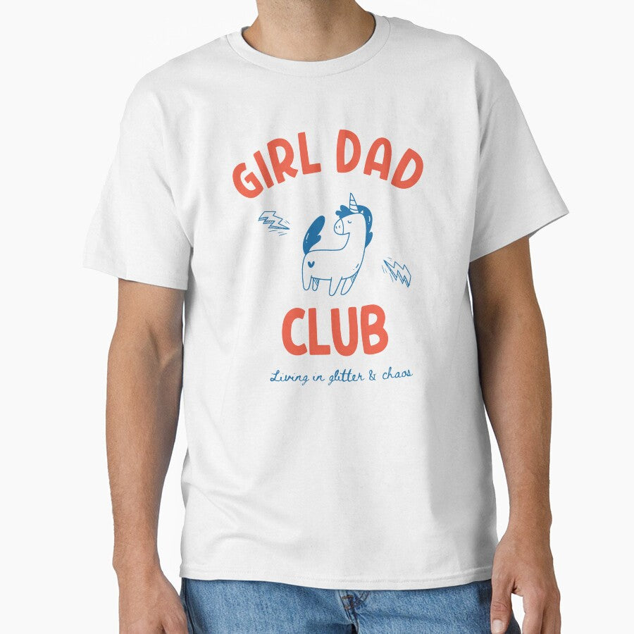 Girl Dad Club Living In Glitter And Chaos by Nadoor