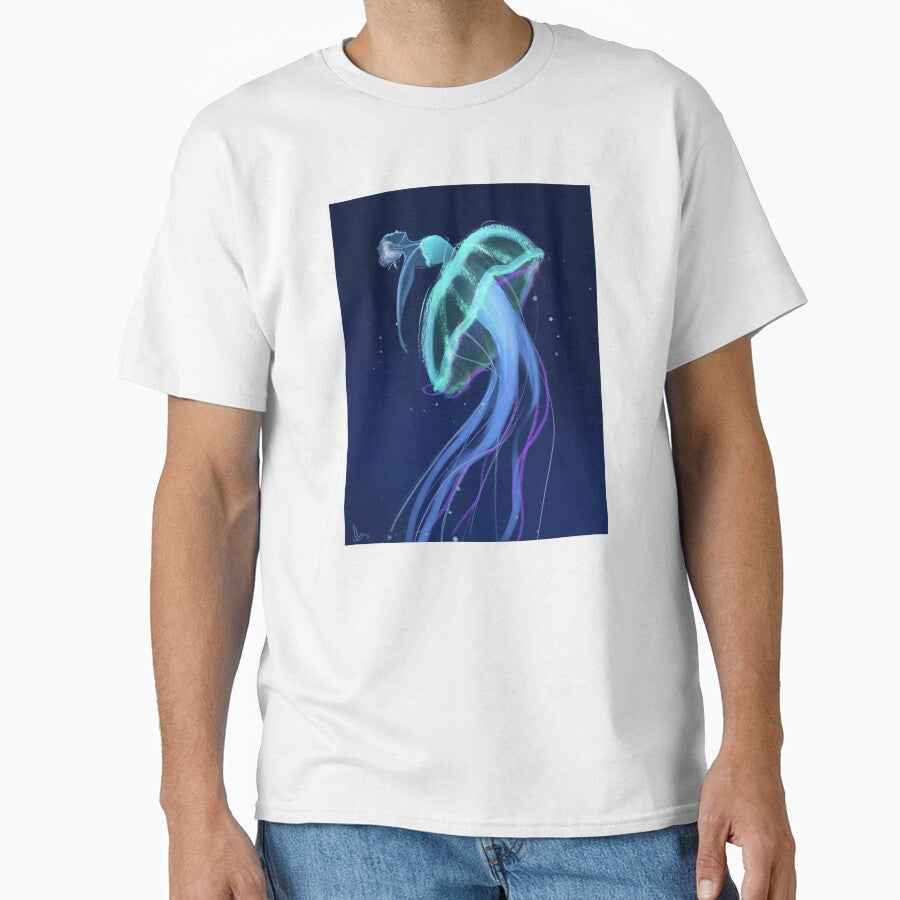 Jellyfish Mermaid Ghostly by MisuWinArt