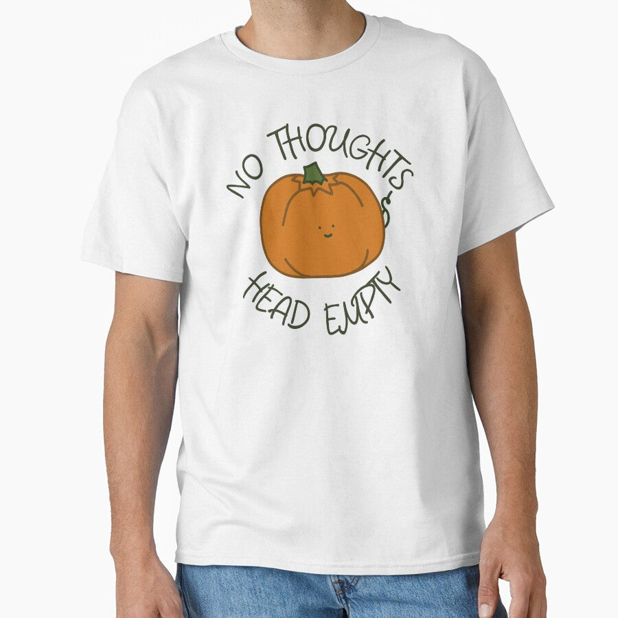 Pumpkin No Thoughts Head Empty (Pastel Orange) by BLAAAAASK