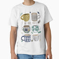 But First, Coffee mugs and leaves (portrait view) by Jackies-art