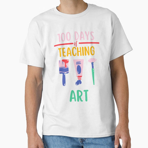 100 Days Of Teaching Art - Art teacher by DottedLinePrint