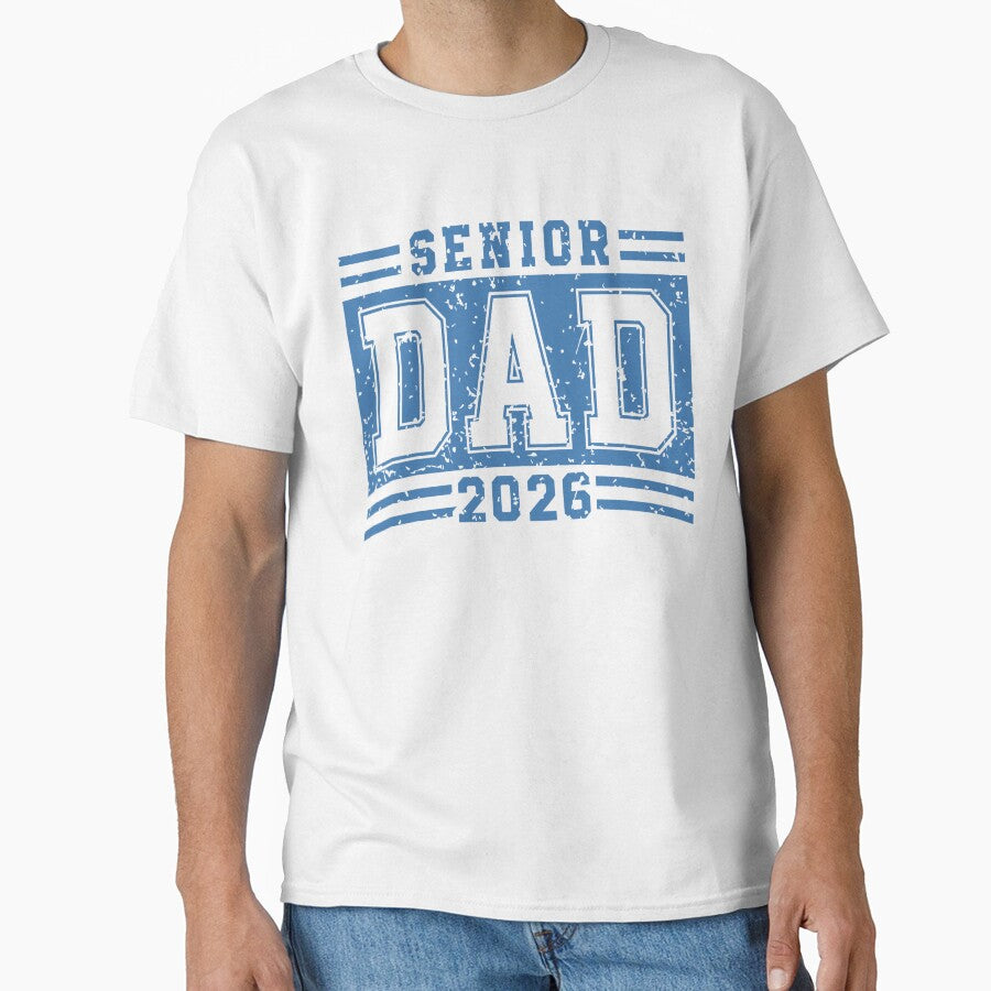 Blue Distressed Senior Dad 2026 by AlienOccupation