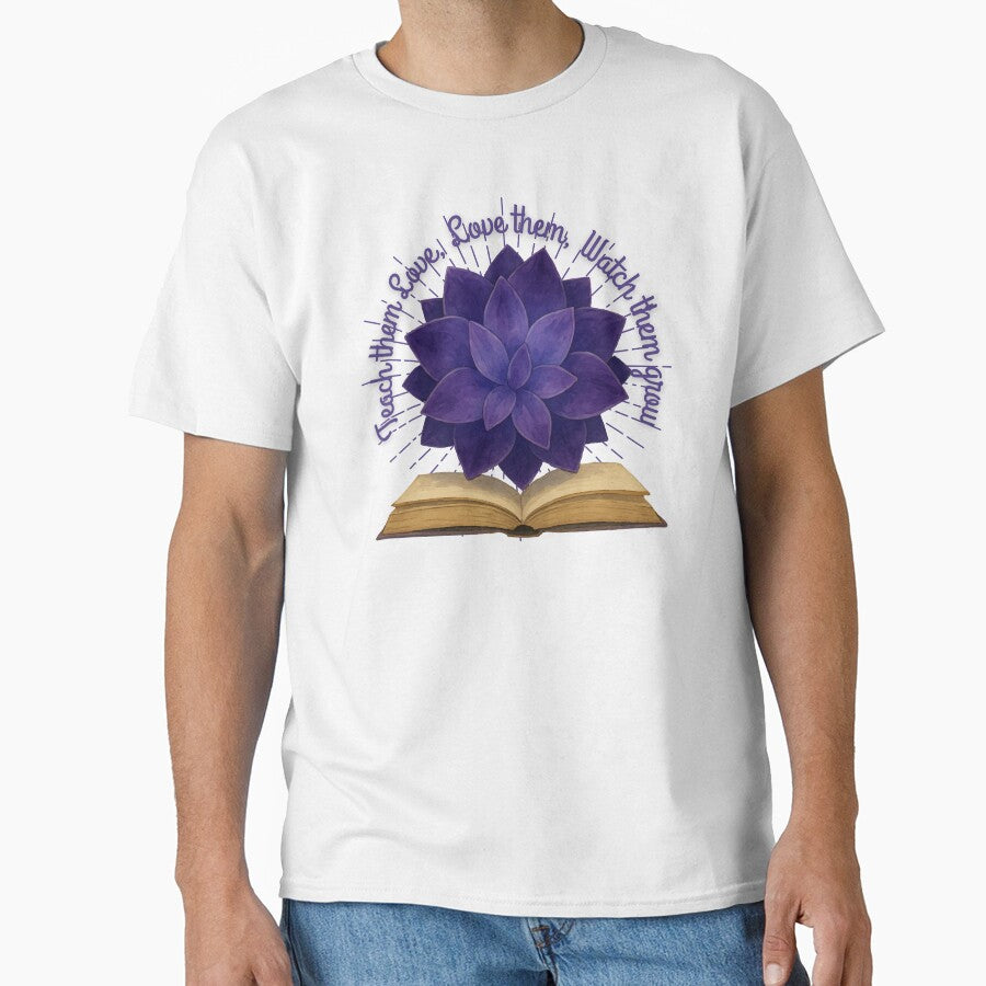 Teach them Love, Love them, Watch them grow with Amethyst Crystal Geometric Art by ArtDesignTp