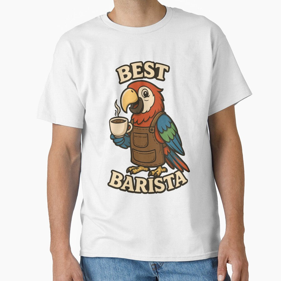Best Barista – Parrot Design for Cheerful and Social Coffee Lovers by Coffee Lifestyle